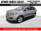 2020 Ford Edge Silver, 74K miles