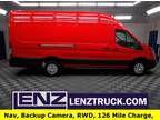2022 Ford Transit Red, 1676 miles