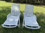 2 Set Sun Lounger Outdoor Pool Beach Chaise Lounge - Opportunity!