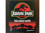 Jurassic Park - the Screen Saver - Vintage PC Game Big Box