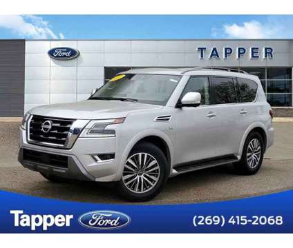 2021 Nissan Armada SL is a Silver 2021 Nissan Armada SL Car for Sale in Paw Paw MI