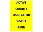 Large Lot Unused Active Quartz Crystal Oscillators (5-Volt