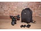 Canon c100 Mark II Camera with Backpack - Used in good