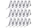 18Pack Tablecloth Clips, Stainless Steel Picnic Table Clips