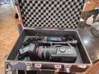 Used. Canon XH A1 Mini DV Camcorder - Black with case and 2