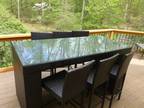 Outdoor Patio Dining Table Set - Bar Height - Opportunity!