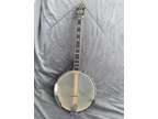 Presting & Son Inlaid Mother Pearl Open Back 4 String Banjo