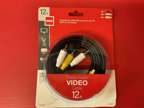 RCA 12ft CABLE Connects to Audio/Video Source HDTV-A/V