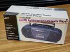 VTG Newtech Portable AM/FM Radio With Cassette Player PC-110