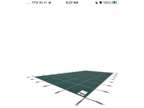 VEVOR Swimming Pool Cover 16' x 32' Safety Winter Pool Cover