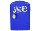 Pepsi 6-can Mini Fridge, BLUE, 4 liters
