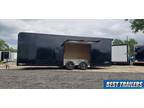 2024 ATC RoM300 blackout trailer enclosed carhauler aluminum 8.5x24