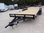 83x18 18' Car Hauler Hot Shot Racing Bike Harley Classic ATV UTV Trailer OK ARK