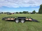 16' Utility Landscape Gator Trailer with Tail Gate