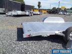 2023 aluma 8220 aluminum carhauler equipment bobcat trailer 7 x 20