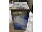 Sony Blank VHS Tapes 6 Pack T-120VL 6HR Premium Grade T-120
