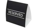 Reserved Table Signs 20 Pack | Table Tent Place Cards for