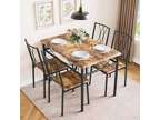 Kitchen Table Set for 4, Dining Table and Chairs