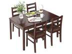 Dining Table Set for 4, Kitchen Table and Chairs for 4