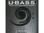 NEW Kala KA-BASS-4 Silver Plated Metal Round Wound U-Bass