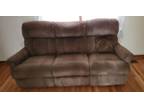 La-Z-Boy Brown Fabric 2 Double Recliner Sofa 3 Seat
