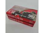 2 Maxell Audio Cassette Tapes UR90 Normal Bias 90 Minutes