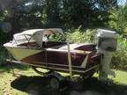 1960 16' HiLiner Mahogany Outboard Runabout/Trailer