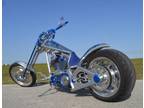 2004 Bourget T6 RETRO ALUMINUM SPRINGER CHOPPER Mint Condition Only 3,195 Mile