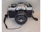 Minolta XG-M film camera & 50mm/f1:2 MD lens - Estate Sale