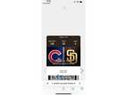 San Diego Padres vs. Chicago Cubs Tickets (4) - Sat 6/3/2023