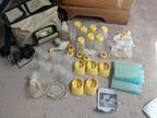 Medela Double Electric Advanced Portable Breast Pump Kit. With lots of extras