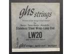 Vintage GHS LW20 Loop End Steel.020.508mm Tenor Banjo