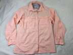 GUIDE'S CHOICE Women's Long Sleeve Peach Fishing Shirt L