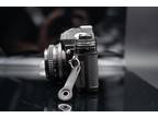 Minolta X-700 35mm Film Camera 45mm f/2 135mm f/3.5 Flash TESTED - NICE KIT!