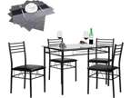 Kitchen Dining Room Table and Chairs 4, 5-Piece Dinette