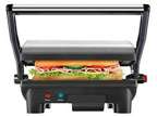 Electric Panini Press Grill and Gourmet Sandwich Maker w/