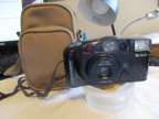 FUJI discovery 875 zoom plus 35mm film camera with case.