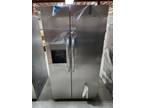 36 In. 25.6 Cu. Ft. Side by Side Refrigerator in Stainless