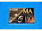 Tdk MA 110 vs. III Type Iv Blank Cassette Tape (1) (Sealed)
