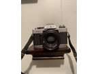 Minolta XG-1 SLR Film Camera, 50mm F1.7 Lens, Strap, Flash,