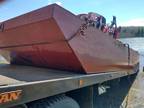 2022 20' x 8' x 30" Steel Work Barge Boat for Sale