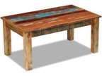 Coffee Table Solid Reclaimed Wood 39.4x23.6x17.7 vidaXL