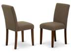 Set of 2 EW Furniture Abbott Parson Chair Mahogany Leg and