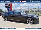 2014 Mercedes-Benz S-Class S550 Rear Seat Package 4.6L V8