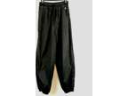 Champion Windbreaker Pants Mens Size L Black Mesh Lined