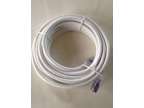 Comcast RG-6 TV Cable White 8 ft