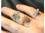 Wire Wrap Spider Rings Halloween Rings