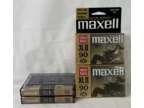 Lot 2 Maxell XLII High Bias Cassette Tapes NEW Plus Bonus 2