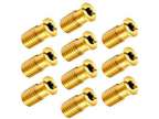 10 Pieces Brass Pool Cover Anchors Screws Pool Safety Cover