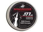 Winchester .177cal Pointed Lead Pellets (500 count)